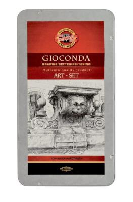 Opakowanie Zestaw do szkicowania Gioconda w metalowej kasetce