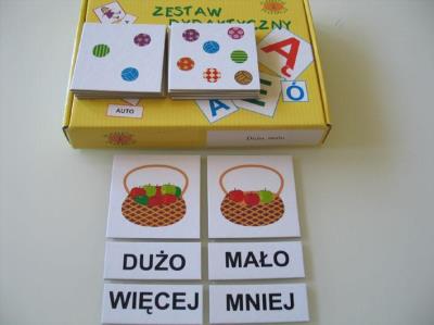 Okładka książki Zestaw dydaktyczny. Dużo, mało