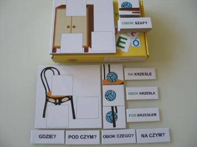 Okładka książki Zestaw dydaktyczny. Przyimki