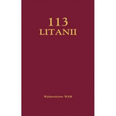 Okładka książki 113 Litanii bordo