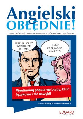 Angielski Obłędnie!. Autor: Katarzyna Wiśniewska. SmakLiter.pl Okładka książki Angielski Obłędnie!