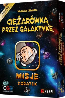 Ciężarówką przez Galaktykę: Misje REBEL. Autor: Chvátil Vlaada. SmakLiter.pl Okładka książki Ciężarówką przez Galaktykę: Misje REBEL