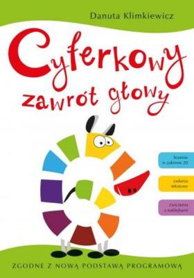 Cyferkowy zawrót głowy. Autor: Danuta Klimkiewicz. SmakLiter.pl Okładka książki Cyferkowy zawrót głowy