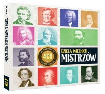 Dzieła wielkich mistrzów 4CD. Autor: Various Artists. SmakLiter.pl Okładka książki Dzieła wielkich mistrzów 4CD