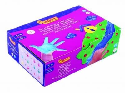 Opakowanie Farby do malowania palcami 6 kolorów JOVI