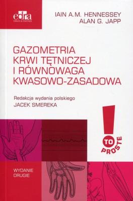 Okładka książki Gazometria krwi tętniczej i równowaga kwasowo-zasadowa