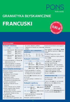 Okładka książki Gramatyka błyskawicznie Francuski