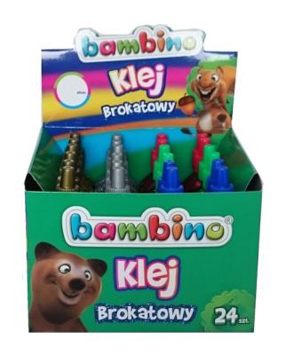 Opakowanie Klej brokatowy 35g display 24 sztuki mix