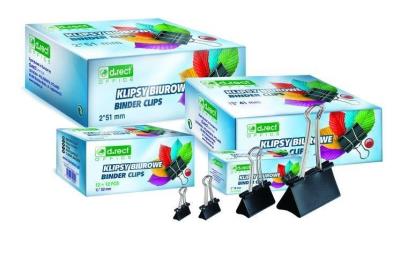 Opakowanie Klipsy biurowe 32mm (12szt) D.RECT