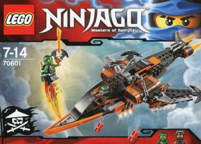 Klocki Ninjago Podniebny rekin. Autor: Ninjago. SmakLiter.pl Okładka książki Klocki Ninjago Podniebny rekin