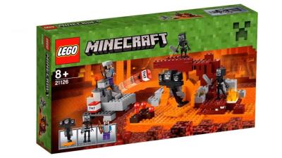 Lego Minecraft Wither. Autor: Minecraft. SmakLiter.pl Okładka książki Lego Minecraft Wither