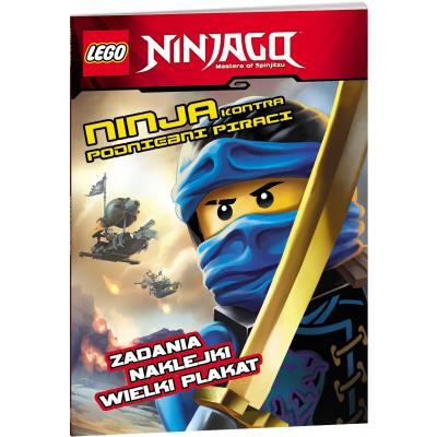 Lego Ninjago Ninja kontra podniebni piraci.. Autor: Opracowanie zbiorowe. SmakLiter.pl Okładka książki Lego Ninjago Ninja kontra podniebni piraci.