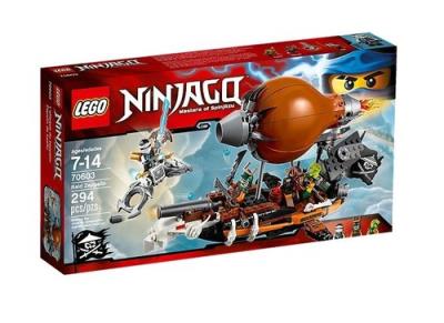 Lego Ninjago Piracki sterowiec. Autor: Ninjago. SmakLiter.pl Okładka książki Lego Ninjago Piracki sterowiec