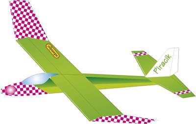 Okładka książki Model szybowca Piracik