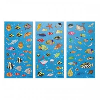 Naklejki Sticker BOO silver rybki. Wydawca: Sticker Boo. SmakLiter.pl Opakowanie Naklejki Sticker BOO silver rybki