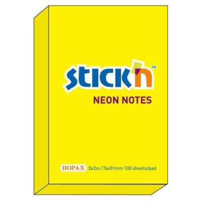 Opakowanie Notes żółty neon
