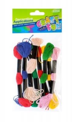 Opakowanie Ozdoba dekoracyjna mulina 8x mix