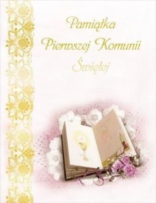 Okładka książki Pamiątka Pierwszej Komunii Świętej