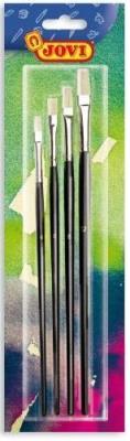 Opakowanie Pędzelki płaskie 4,6,8,12 JOVI