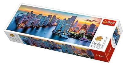 Puzzle 1000 el. Panorama Miami o zmroku. Wydawca: Trefl. SmakLiter.pl Opakowanie Puzzle 1000 el. Panorama Miami o zmroku
