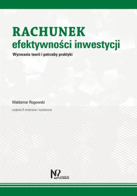 Okładka książki Rachunek efektywności inwestycji
