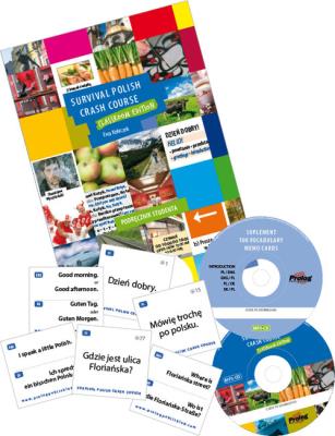 Survival Polish Crash Course Podręcznik studenta. Autor: Ewa Kołaczek. SmakLiter.pl Okładka książki Survival Polish Crash Course Podręcznik studenta