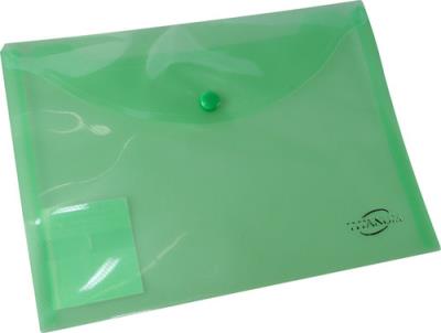 Opakowanie Teczka kopertowa A5 zielona transparentna