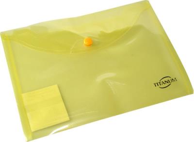 Opakowanie Teczka kopertowa A5 żółty transparentny