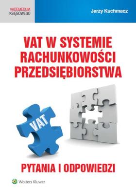 Okładka książki VAT w systemie rachunkowości przedsiębiorstwa