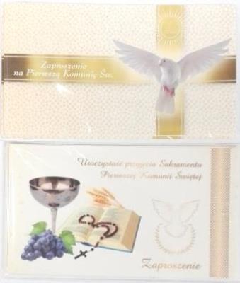 Okładka książki Zaproszenie Komunia Sw. MIX op.5