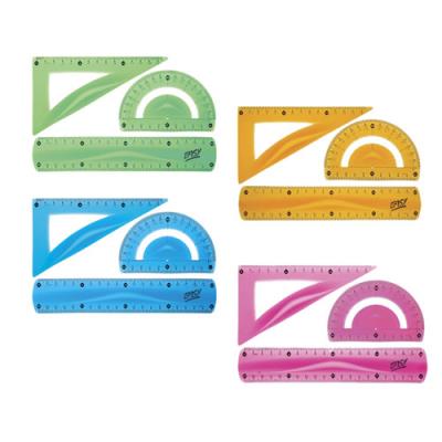 Opakowanie Zestaw kreślarski 15 cm 3 elementowy