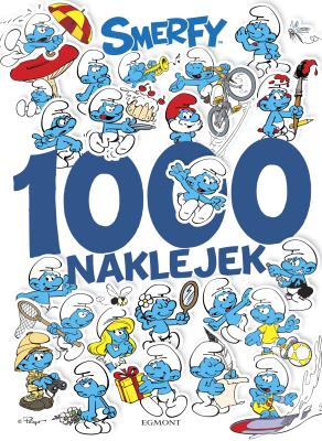 1000 naklejek. Smerfy. Autor: Marta Jamrógiewicz. SmakLiter.pl Okładka książki 1000 naklejek. Smerfy