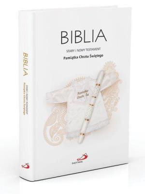Okładka książki Biblia ST i NT.Pamiątka Sakramentu Chrztu Świętego