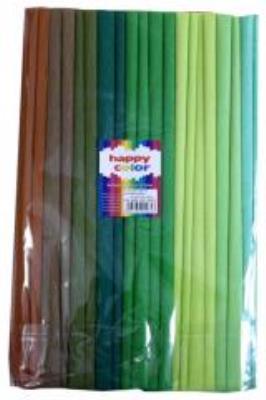 Opakowanie Bibuła marszczona 25x200cm mix różowy 10 rolek