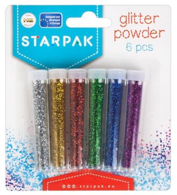 Opakowanie Brokat sypki 6 kolorów