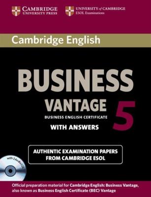Opakowanie Cambridge English Business 5 Vantage with answers + 2CD