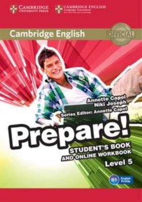 Cambridge English Prepare! 5 Student's Book. Autor: Capel Annette, Joseph Niki. SmakLiter.pl Okładka książki Cambridge English Prepare! 5 Student's Book