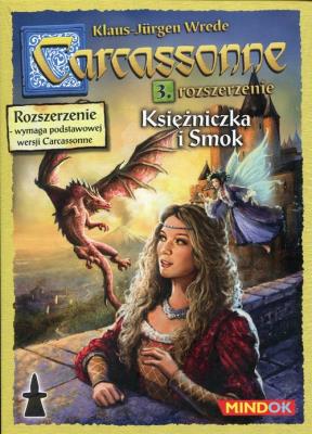 Carcassonne 3 - Księżniczka i smok Edycja 2. Autor: Wrede Klaus-Jurgen. SmakLiter.pl Okładka książki Carcassonne 3 - Księżniczka i smok Edycja 2