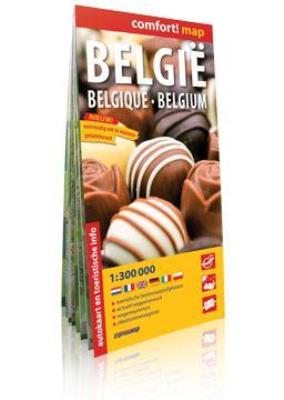 Okładka książki Comfort!map Belgia 1:300 000 laminat