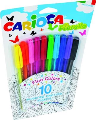 Opakowanie Długopisy Fiorella 10 kolorów CARIOCA