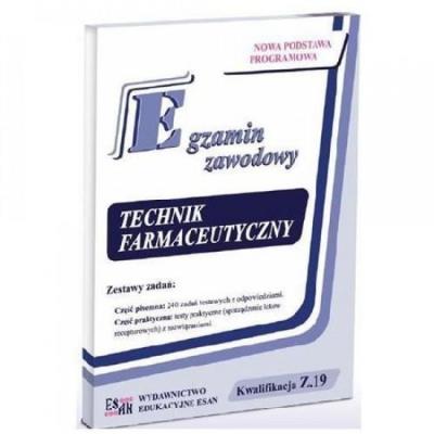 Egzamin zawodowy. Technik farmaceutyczny. Kw. Z.19. Autor: Ewa Czyzewska, Anna Gomółka, Anna Makowska. SmakLiter.pl Okładka książki Egzamin zawodowy. Technik farmaceutyczny. Kw. Z.19