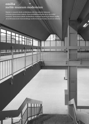Emilia. Meble, muzeum, modernizm. Autor: Błażej Brzostek, Bireta Łukasz, Kędziorek Aleksandra, Lisowski Cezary, Velez Marcel Andino. SmakLiter.pl Okładka książki Emilia. Meble, muzeum, modernizm