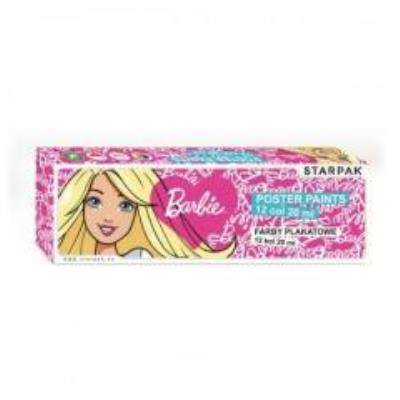 Opakowanie Farby plakatowe Barbie 12 kolorów