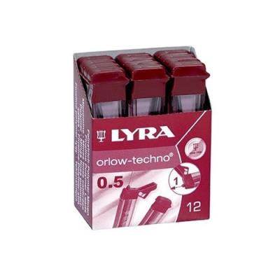 Grafitowe wkłady HB Lyra 0,5 mm Display 12 szt. Wydawca: LYRA. SmakLiter.pl Opakowanie Grafitowe wkłady HB Lyra 0,5 mm Display 12 szt