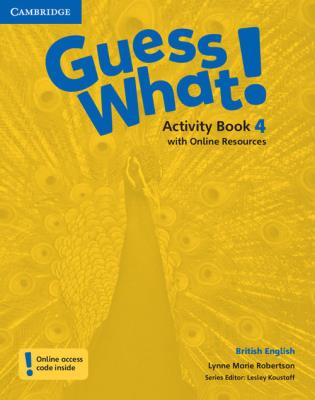 Guess What! 4 Activity Book with Online Resources. Autor: Robertson Lynne Marie. SmakLiter.pl Okładka książki Guess What! 4 Activity Book with Online Resources