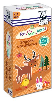 Okładka książki Kapitan Nauka. Zagadki obrazkowe - RE RE KUM KUM