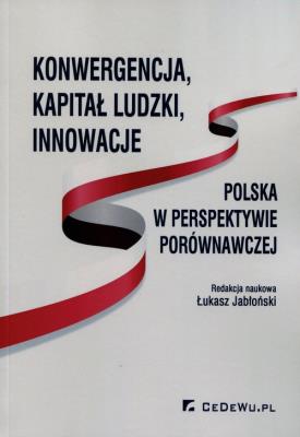 Konwergencja kapitał ludzki innowacje. Autor: Jabłoński Łukasz. SmakLiter.pl Okładka książki Konwergencja kapitał ludzki innowacje