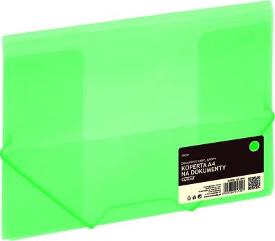 Opakowanie Koperta A4 na gumkę zielona GRAND