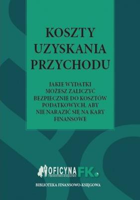 Okładka książki Koszty uzyskania przychodów