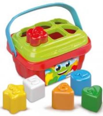 Koszyk kształtów i kolorów. Autor: Baby Clementoni. SmakLiter.pl Okładka książki Koszyk kształtów i kolorów